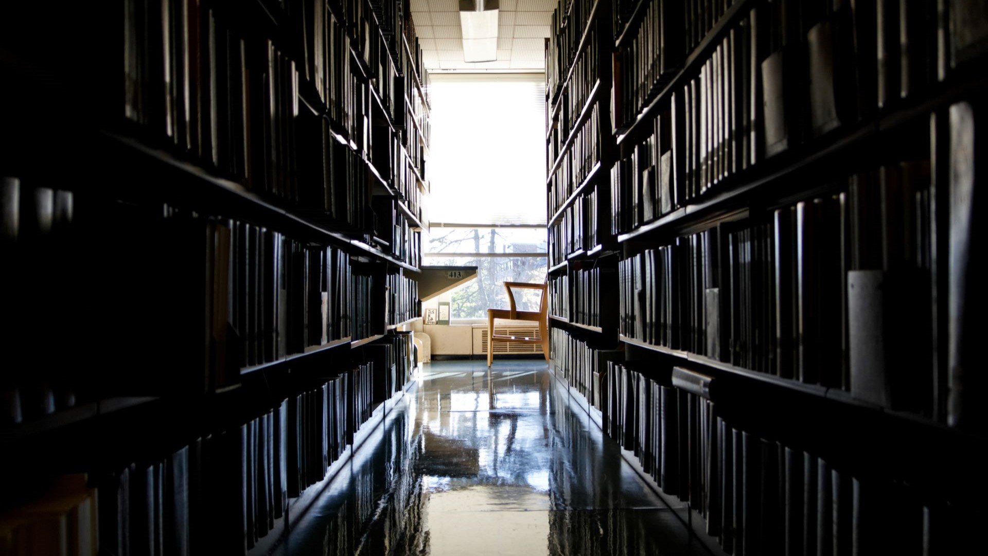 empty library