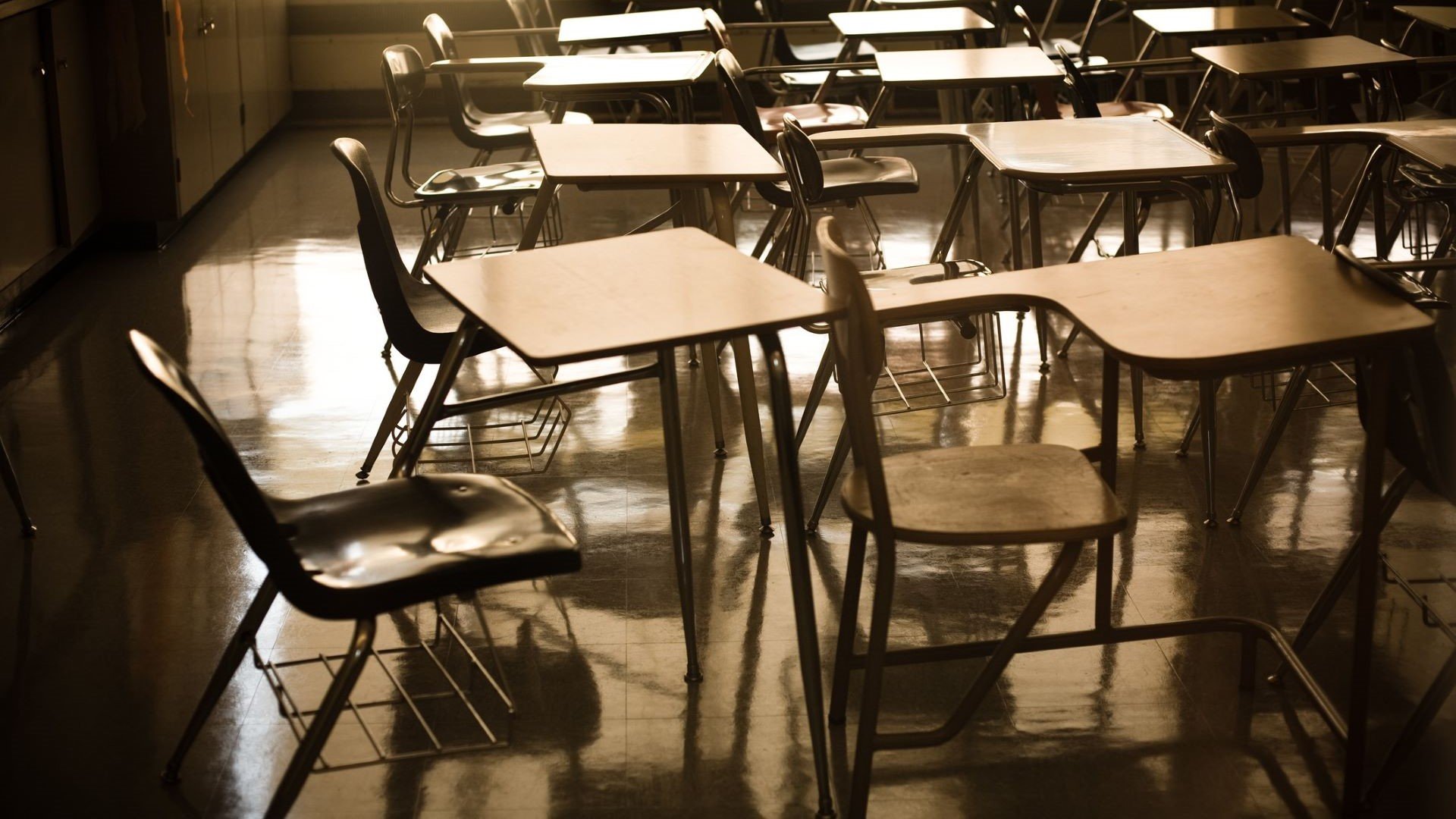 empty classroom