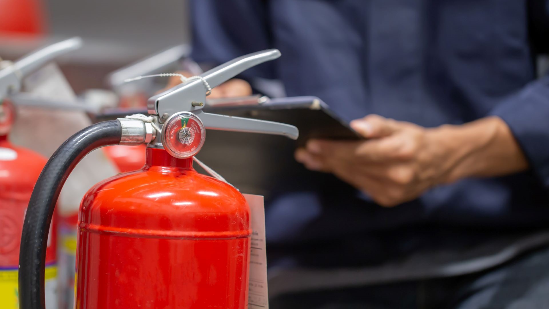inspecting fire extinguishers