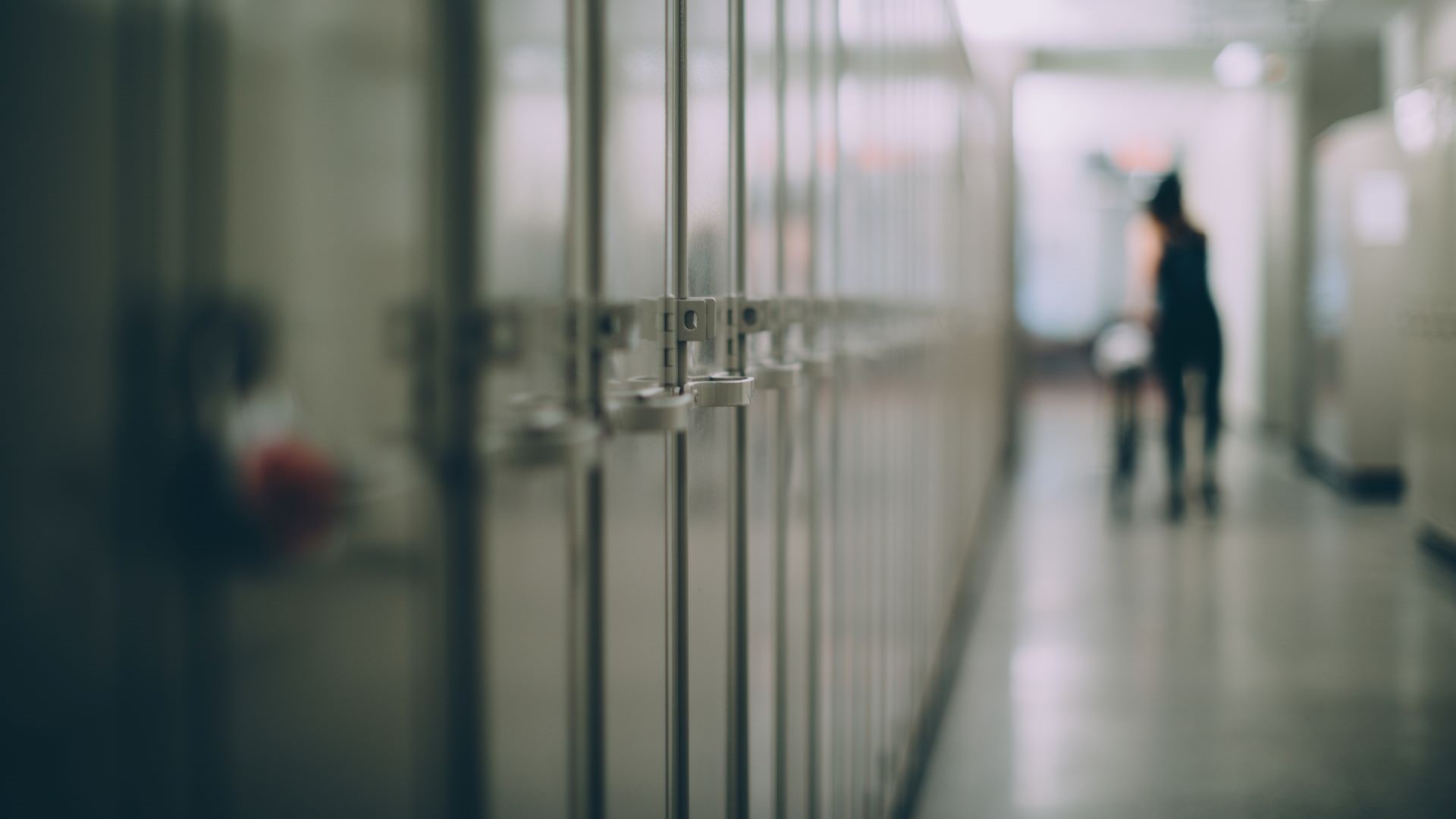 empty school hallways