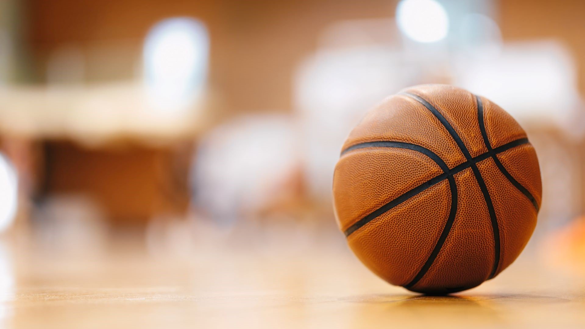 close up of basketball